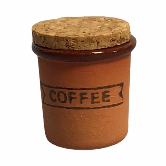Glazed Coffee Jar