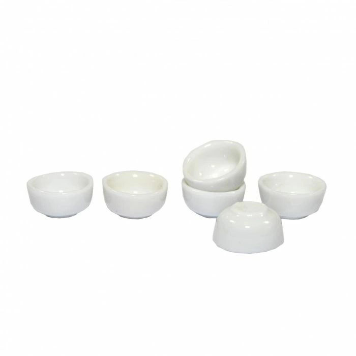 Pack of 6 White Bowls