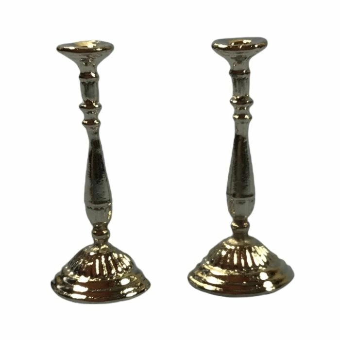 Pair of Silver Candle Sticks