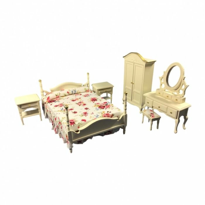 Cream Bedroom Set