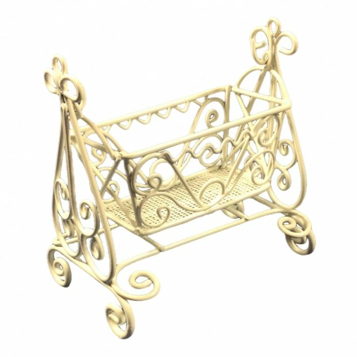 White Wire Cradle