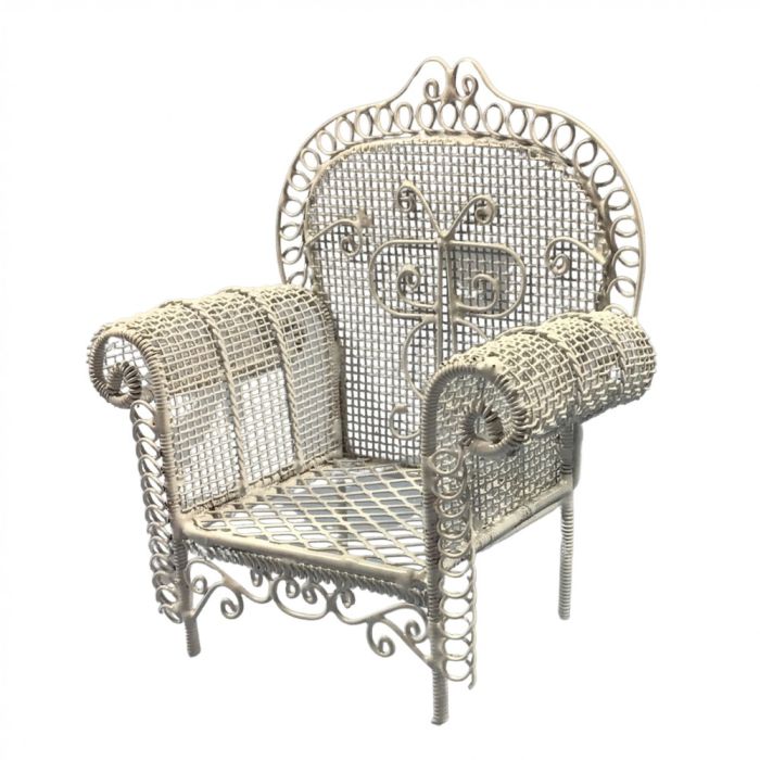 White Garden Armchair