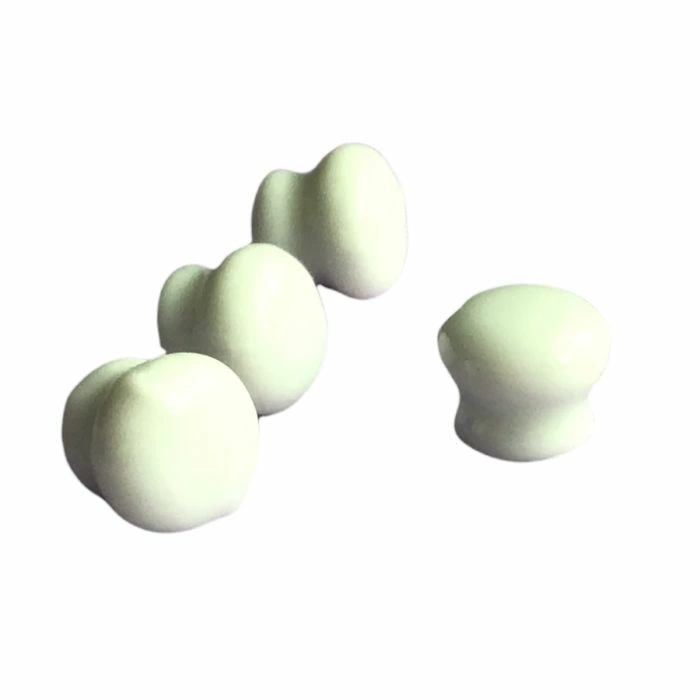 Large White Knobs, Pack of 4