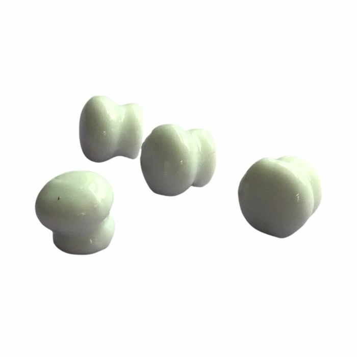 Small White Knobs, Pack of 4