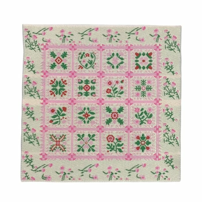 Pink Patchwork Rug Or Blanket
