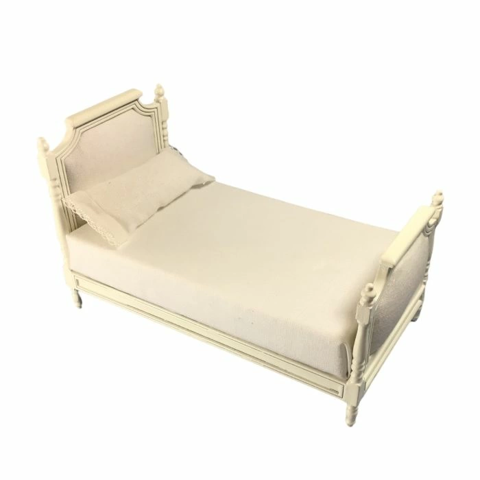 Cream Upholstered Single Bed