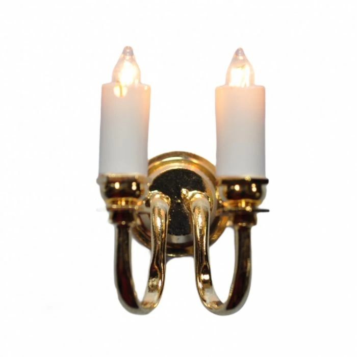 Twin Candle Wall Light