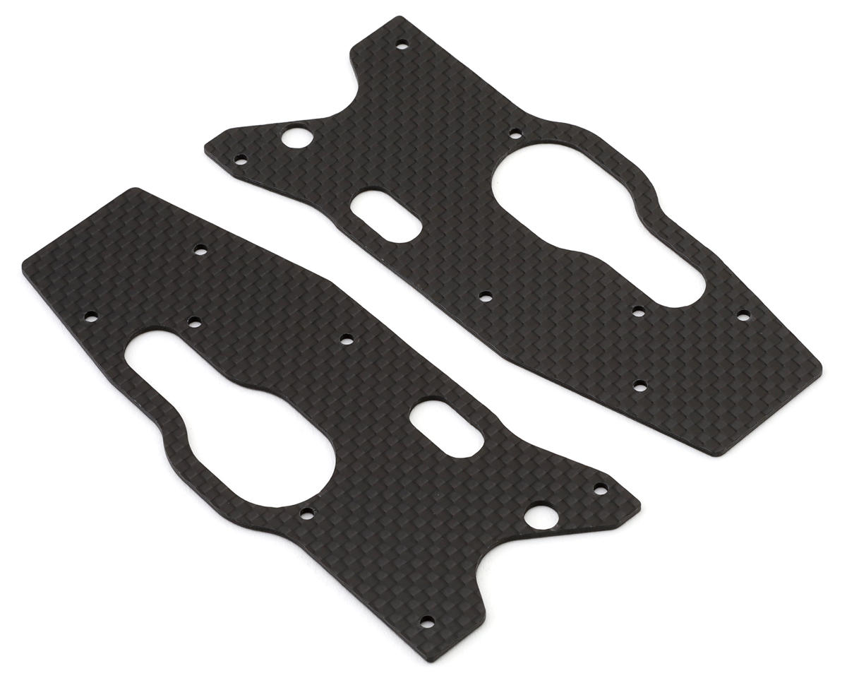 Position 1 RC Xray XT8 24' Front Carbon Fiber Top Arm Insert Plates (2)