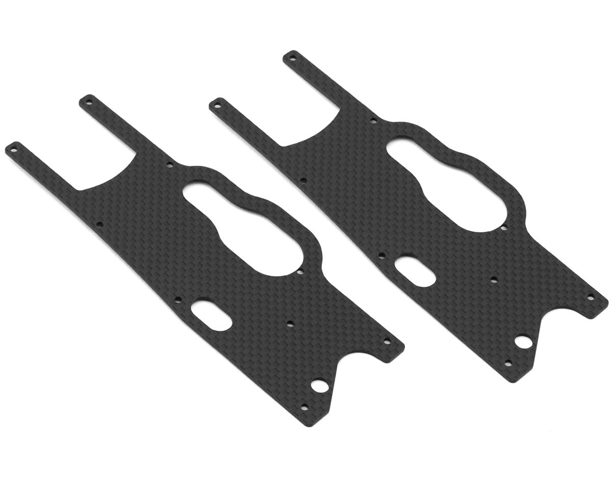 Position 1 RC Xray XT8 24' Rear Carbon Fiber Top Arm Insert Plates (2)