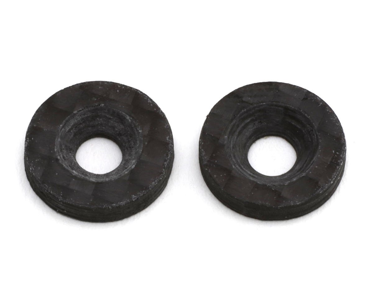 Position 1 RC Carbon Fiber Wing Mount Buttons (2)