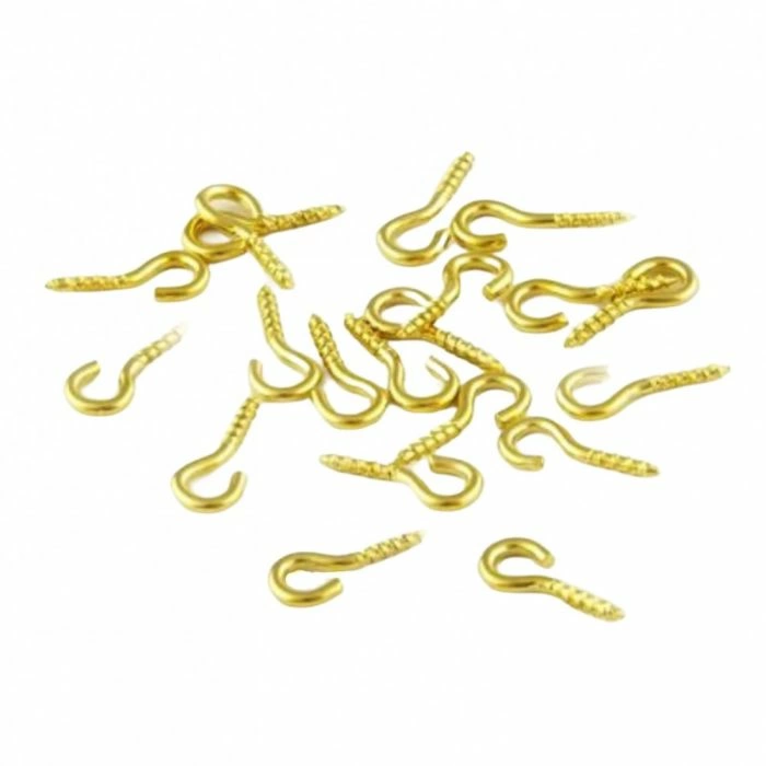 20 Small Screw Hooks
