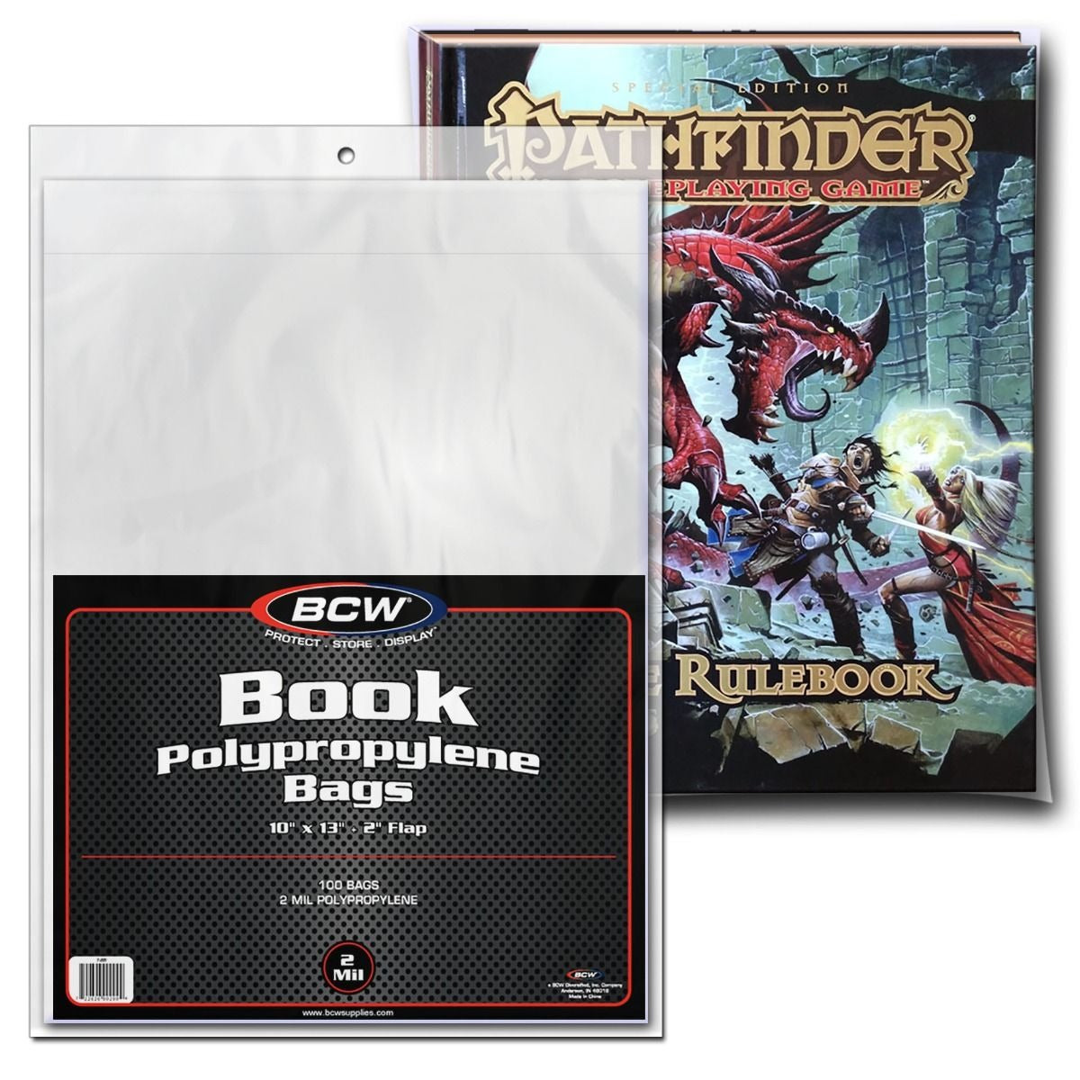 BCW: Comic Bags - Book Polypropylene Bags (100)