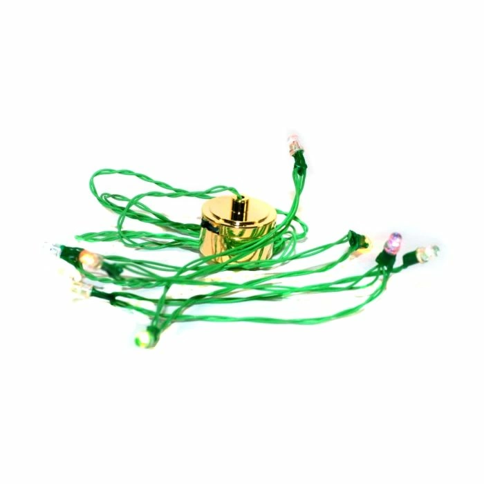 Flickering Coloured Battery Christmas Lights