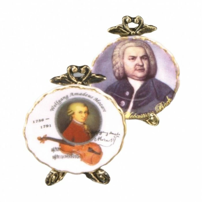 Wall Plates of Mozart and Bach