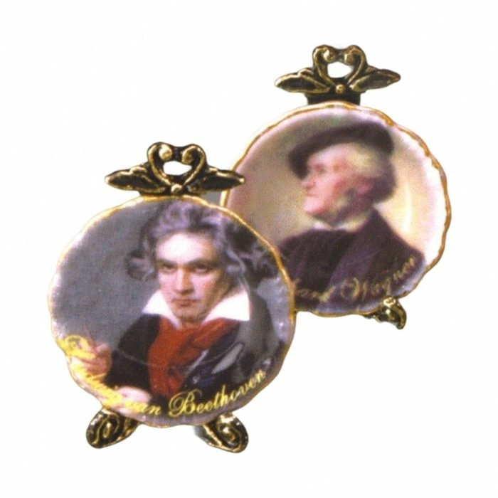 Wall Plates of Beethoven and Wagner