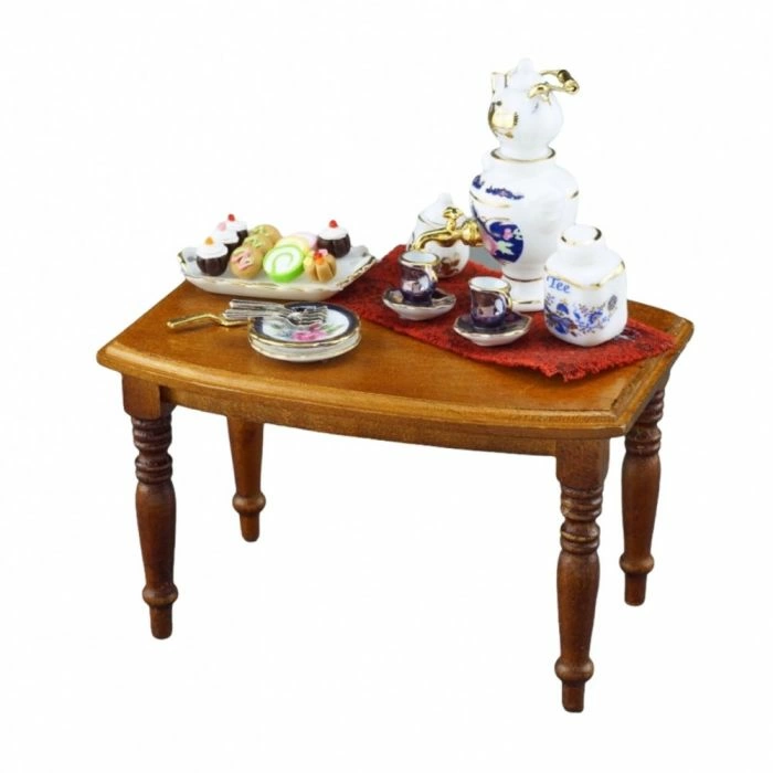 Table Set For Tea and Cakes