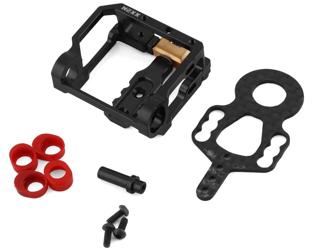 NEXX Racing MR-03 Gimbal Motor Mount (Black)