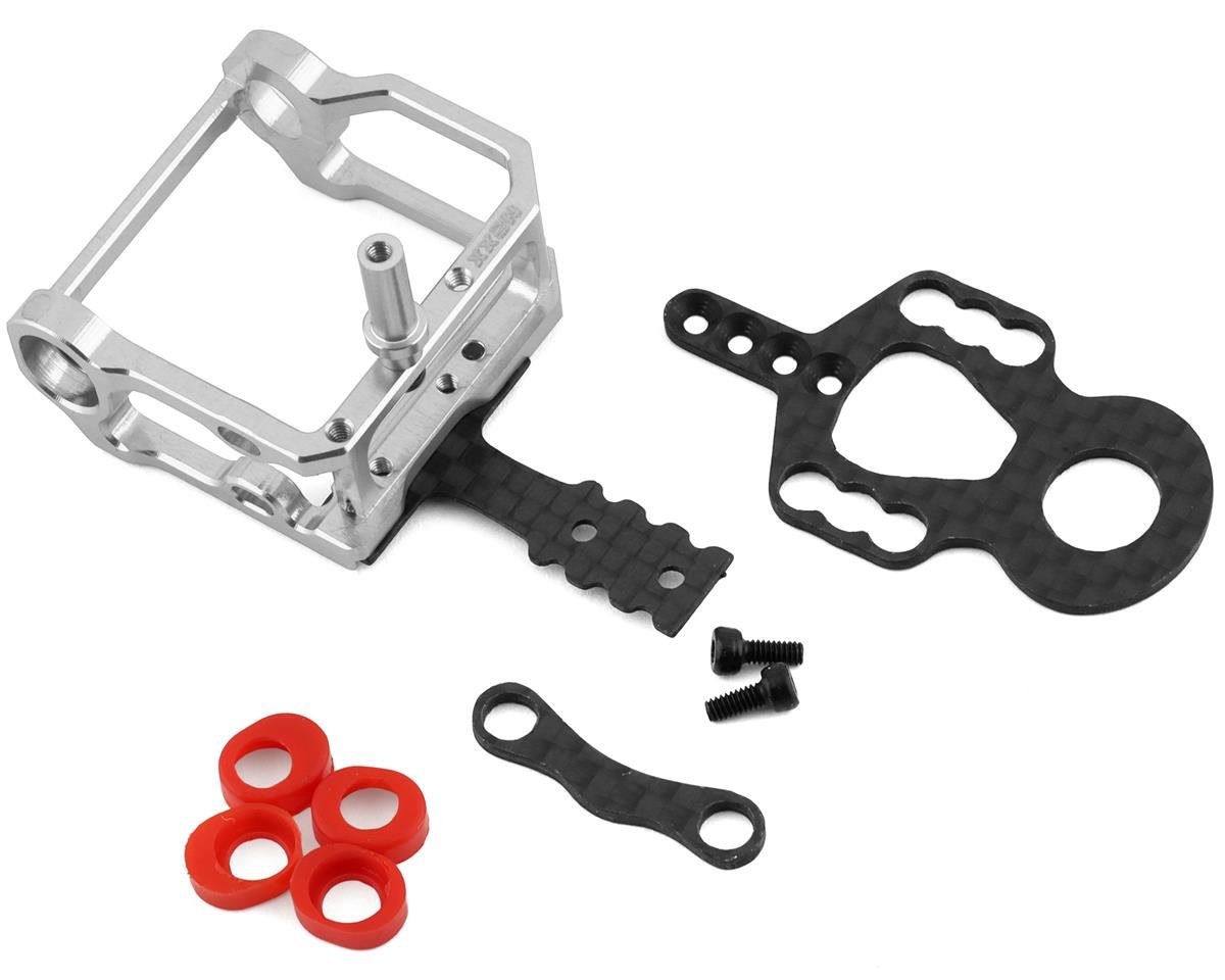NEXX Racing Aluminum "Bracelet" LCG Round Motor Mount for 98-102mm (Silver)