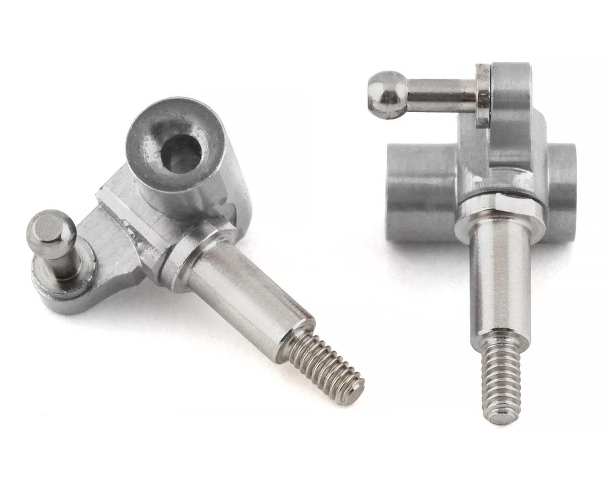 NEXX Racing Aluminum Knuckle Set For V-Line with 3mm Shaft (Silver)