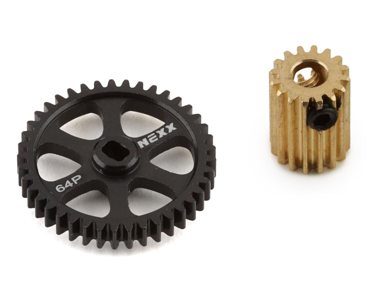 NEXX Racing Axial SCX24 64p Pinion & Spur Gear Set