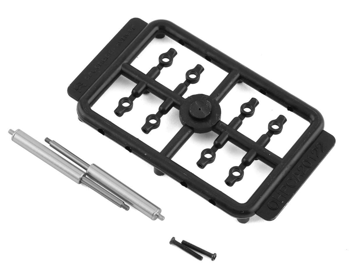 Orlandoo Hunter OH32X02 Alloy Rear Internal Spring Shock Absorbers (Silver) (2) (26.5mm-38mm)