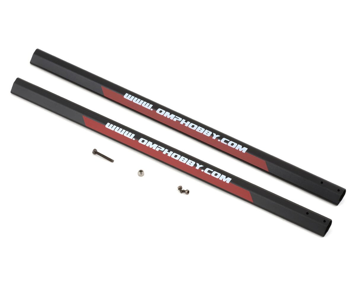 OMPHobby M2 EVO Tail Boom Set (Red) (2)