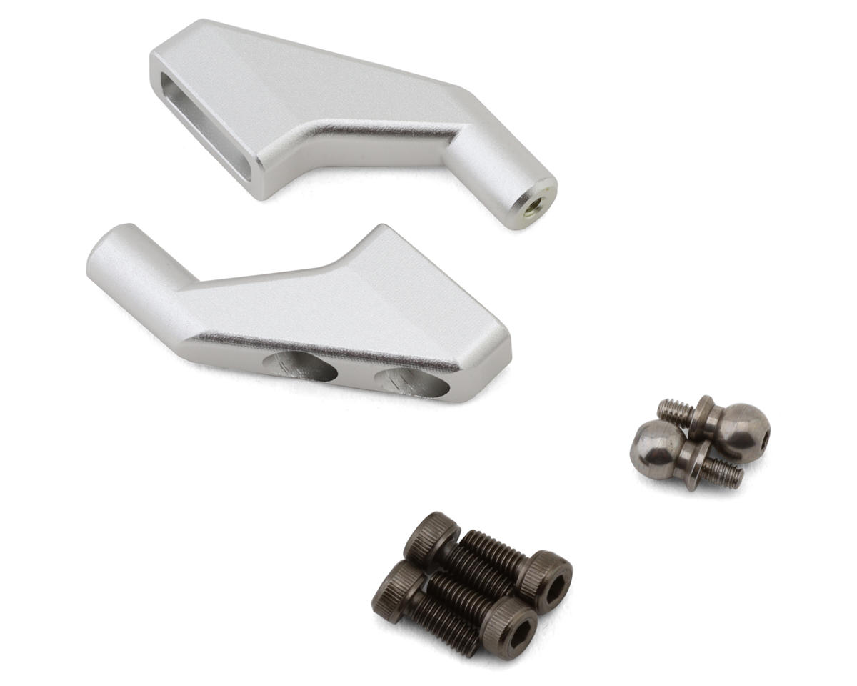 OMPHobby M4 380 Main Rotor Grip Arm Set (Silver)