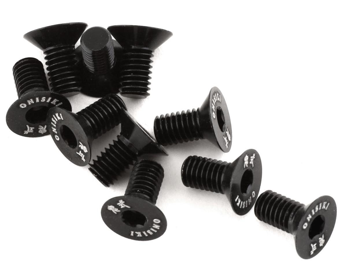 Onisiki 3x6mm Engraved 7075 Aluminum Flat Head Screws (10)