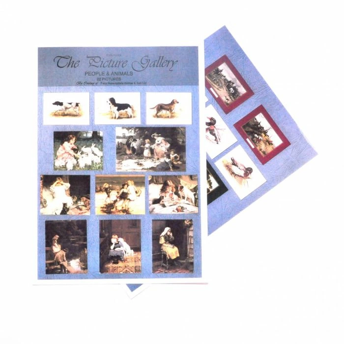 22 Miniature Paintings - People and Animals