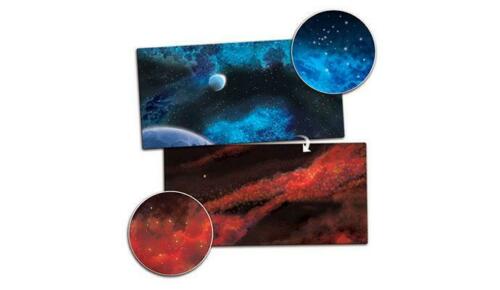 Battlefield in a Box (BB955) - Gaming Mat (Crimson Gas Giant / Frozen