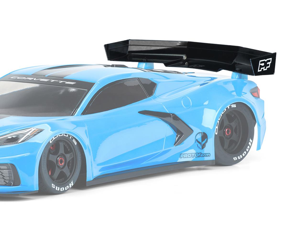 Protoform Corvette C8 Rear Wing (Clear) (Use w/PRM1577-00)