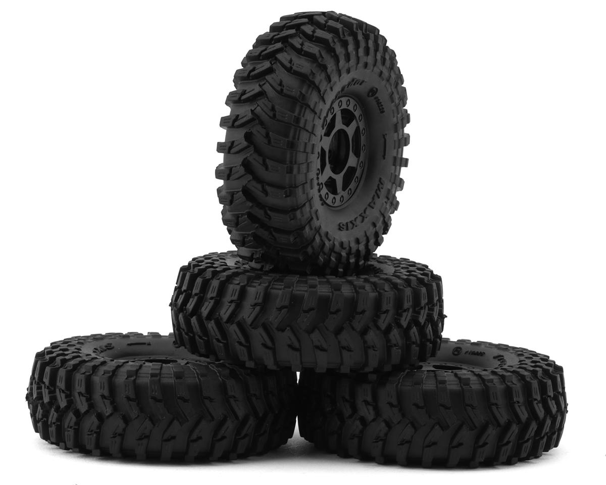 Pro-Line SCX24 1.0" Maxxis Trepador Pre-Mounted Tires (63.5mm OD) (Soft) w/Holcomb Wheels (Black) (4)