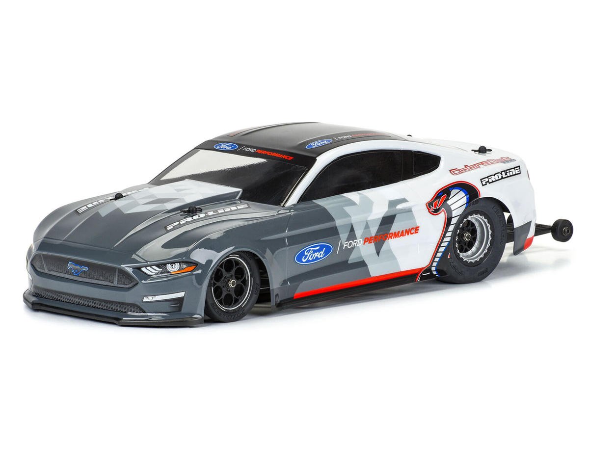 Pro-Line Losi Mini 1/16 Ford Mustang Cobra Jet 1400 No-Prep Drag Body (Clear)