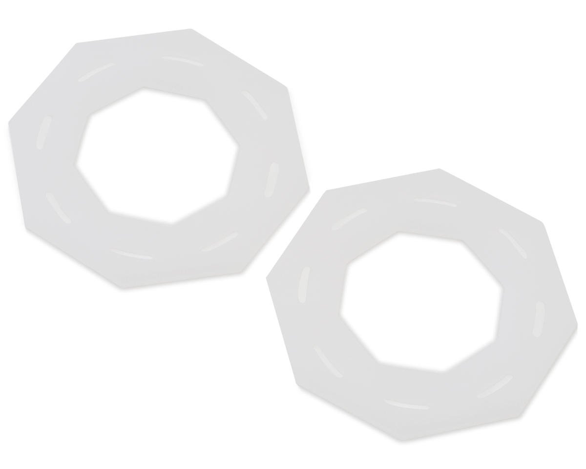 PSM Team Associated RC10B74.1 SPD 1.0mm Slipper Pads (White) (2)