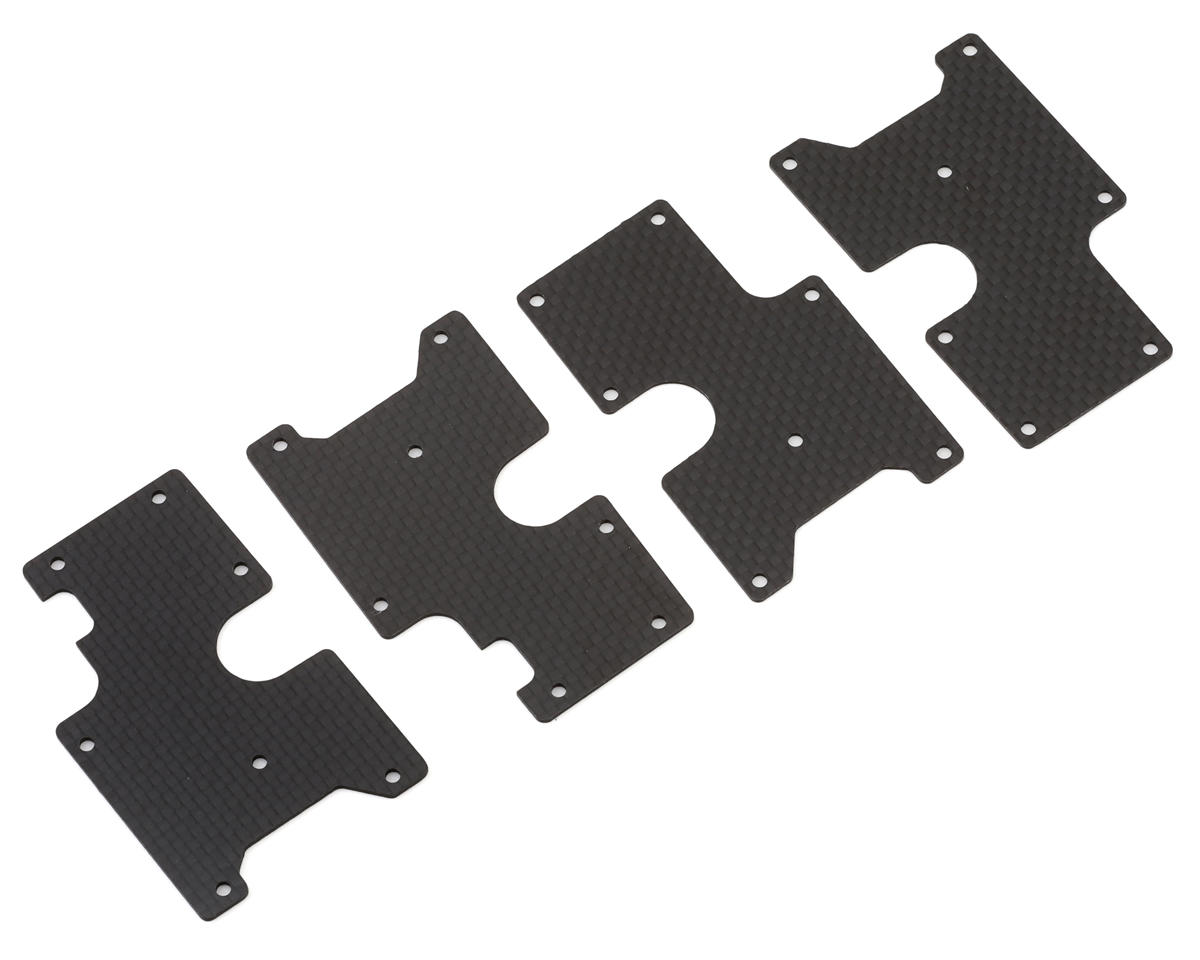 PSM Serpent SRX8 Cobra Carbon Fiber Rear Arm Inserts (1.5mm) (4)
