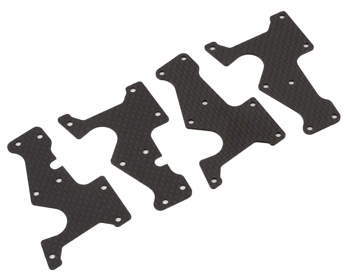 PSM Serpent SRX8 Cobra Carbon Fiber Front Arm Inserts (1.5mm) (4)