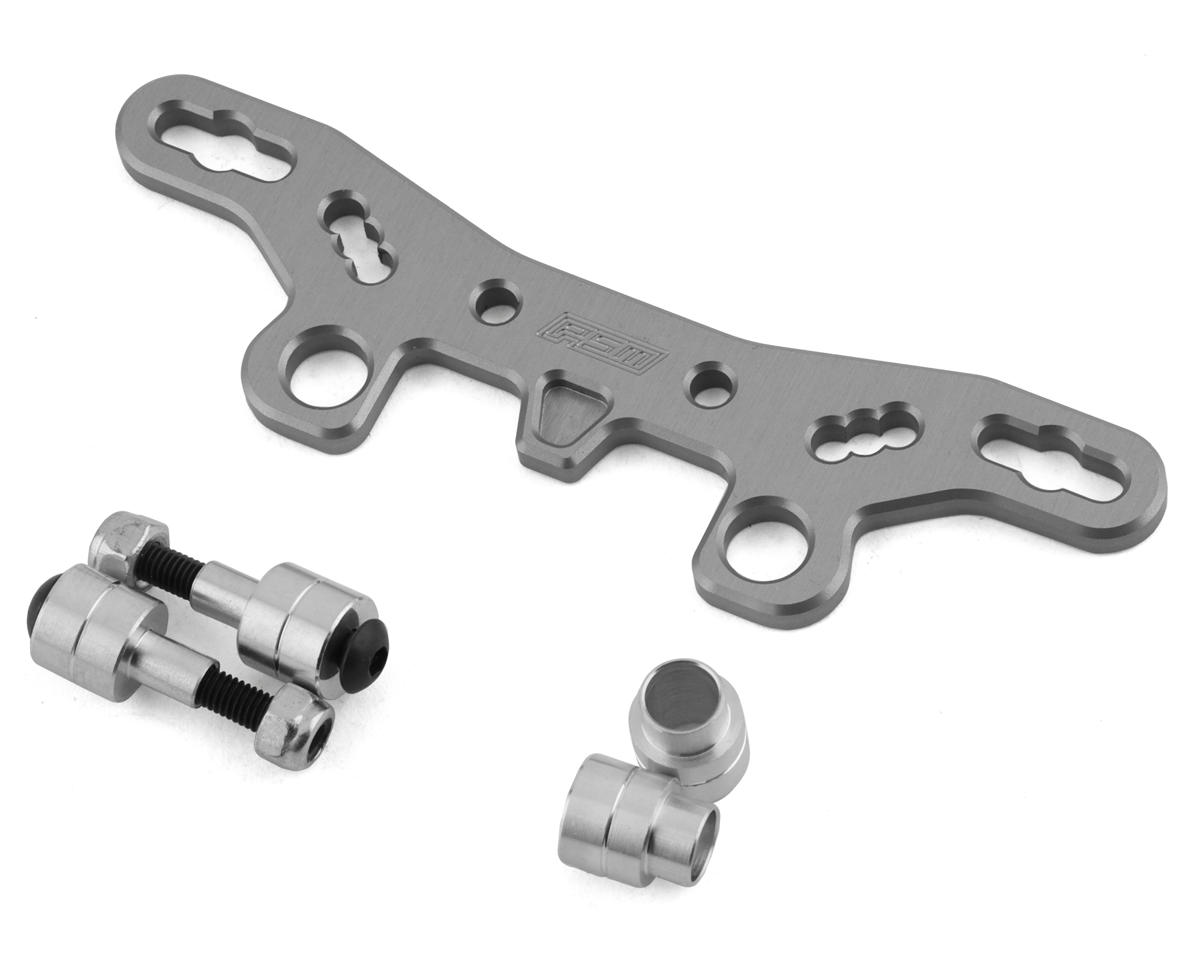 PSM Tamiya TT-02 Aluminum Shock Tower (Titan Grey) (Front/Rear)