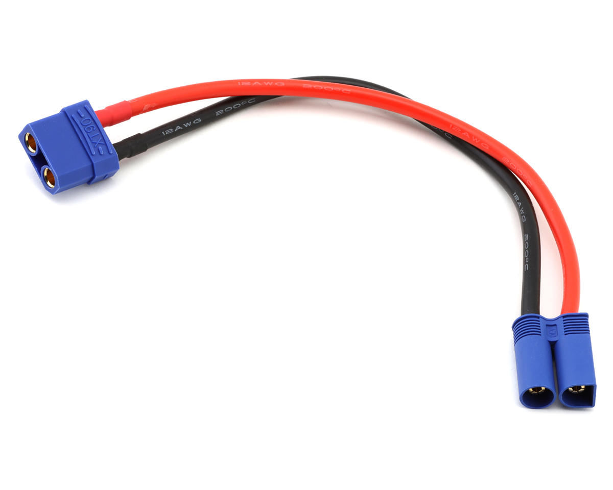ProTek RC Heavy Duty EC5 Charge Lead (Male EC5 to Female XT90) (12awg)