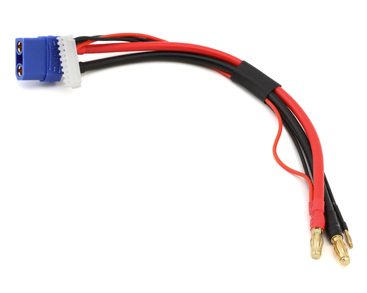 ProTek RC 2S Charge/Balance Adapter (5mm Bullet Connectors to Female XT90) (12awg) (9pin XH balance plug)