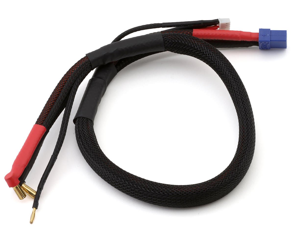 ProTek RC 2S High Current Charge/Balance Adapter (5mm Bullet to Female XT90) (10awg) (24") (9pin XH balance plug)