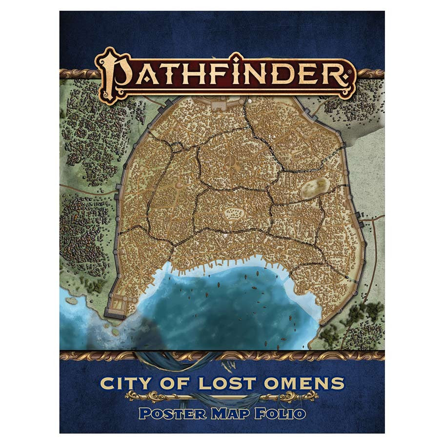 Pathfinder 2nd Edition RPG: Campaign Setting - Lost Omens: Poster Map