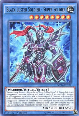 Black Luster Soldier - Super Soldier (MP16-EN136) Ultra Rare - Unlimit
