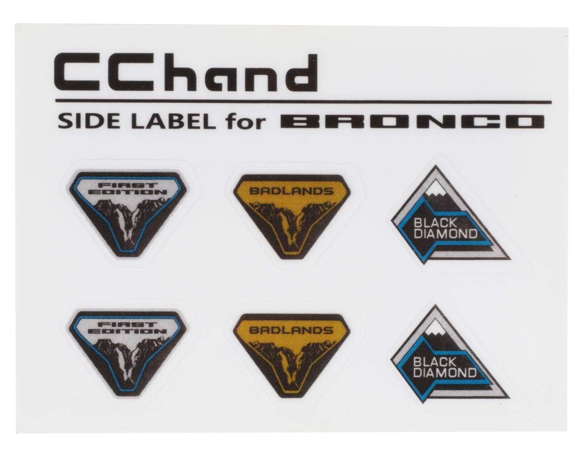 RC4WD Body Decal Set for Traxxas TRX-4 2021 Bronco