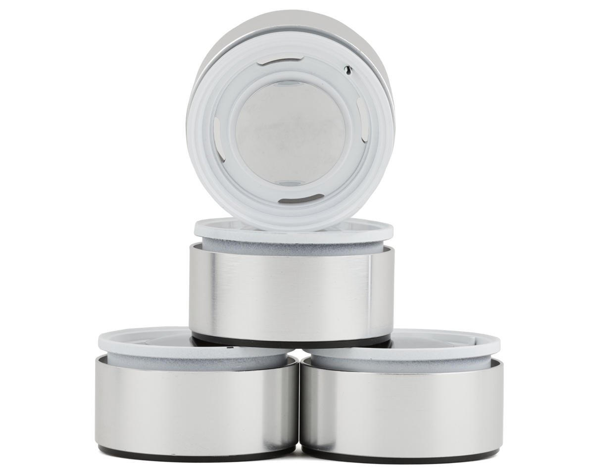 RC4WD Analog 1.9'' Aluminum CAP Wheels (White) (4)