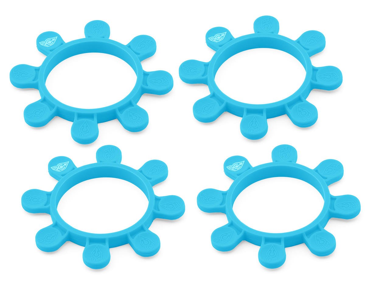 RC Project Tire Gluing Rubber Bands (Blue) (4) (1/8 & 1/10)