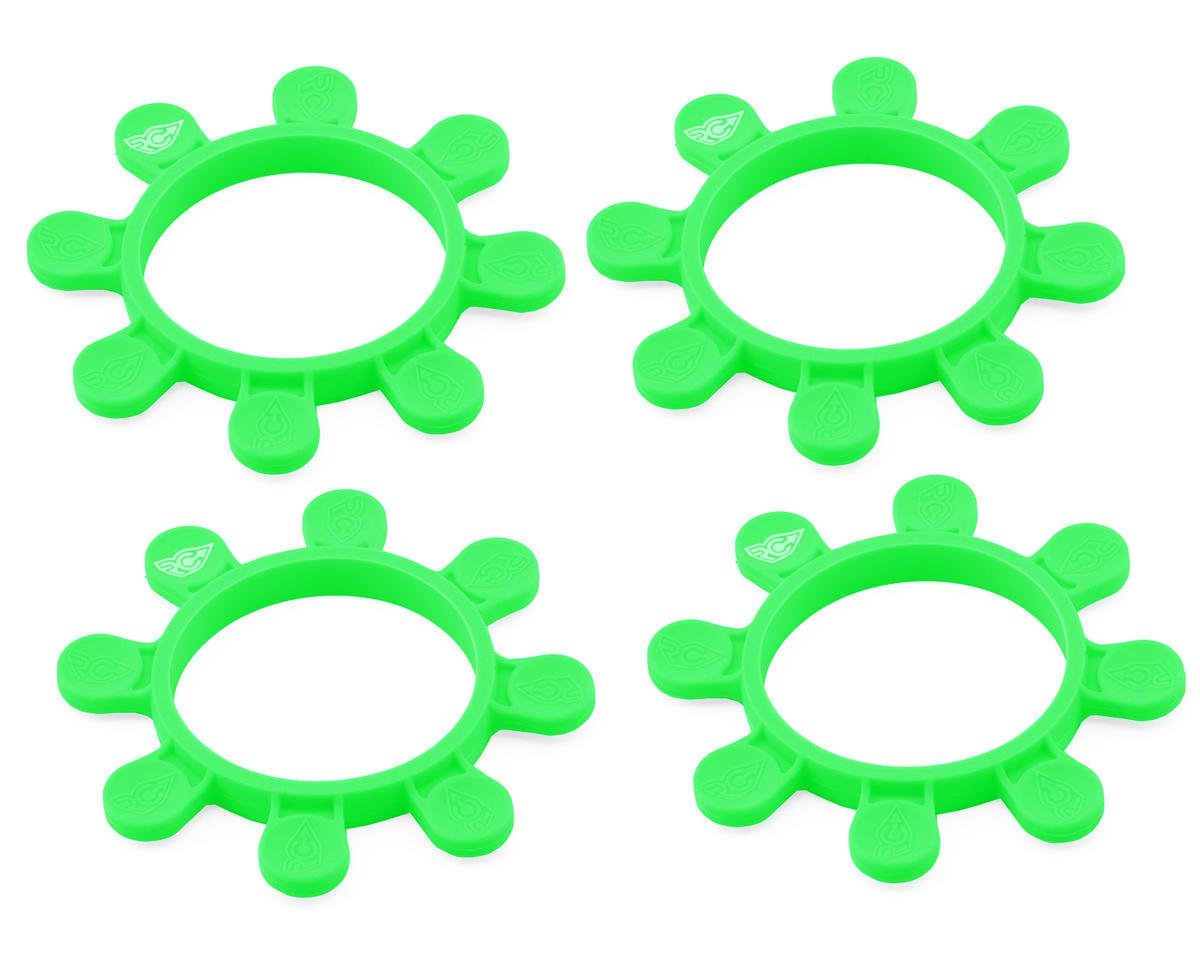 RC Project Tire Gluing Rubber Bands (Green) (4) (1/8 & 1/10)