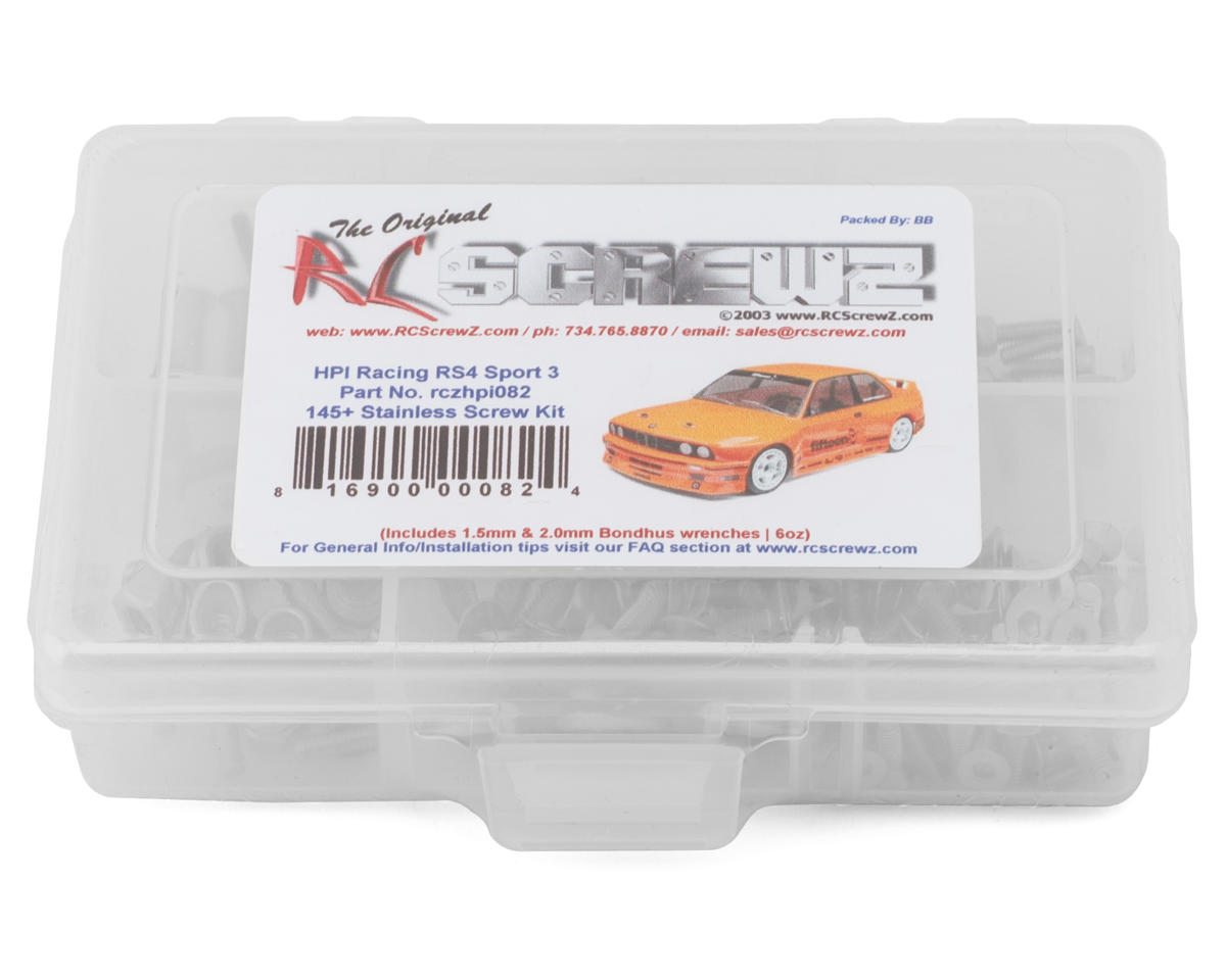 RC Screwz HPI Racing RS4 Sport 3 Stainless Steel Screw Kit