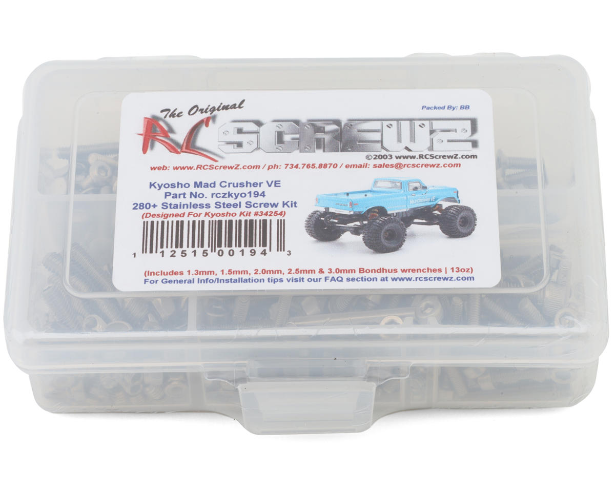 RC Screwz Kyosho Mad Crusher VE Stainless Steel Screw Kit