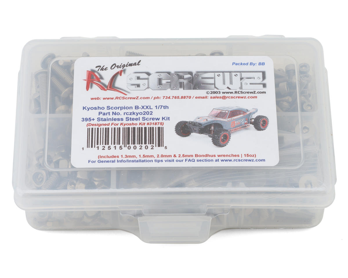 RC Screwz Kyosho Scorpion B-XXL Nitro Stainless Steel Screw Kit