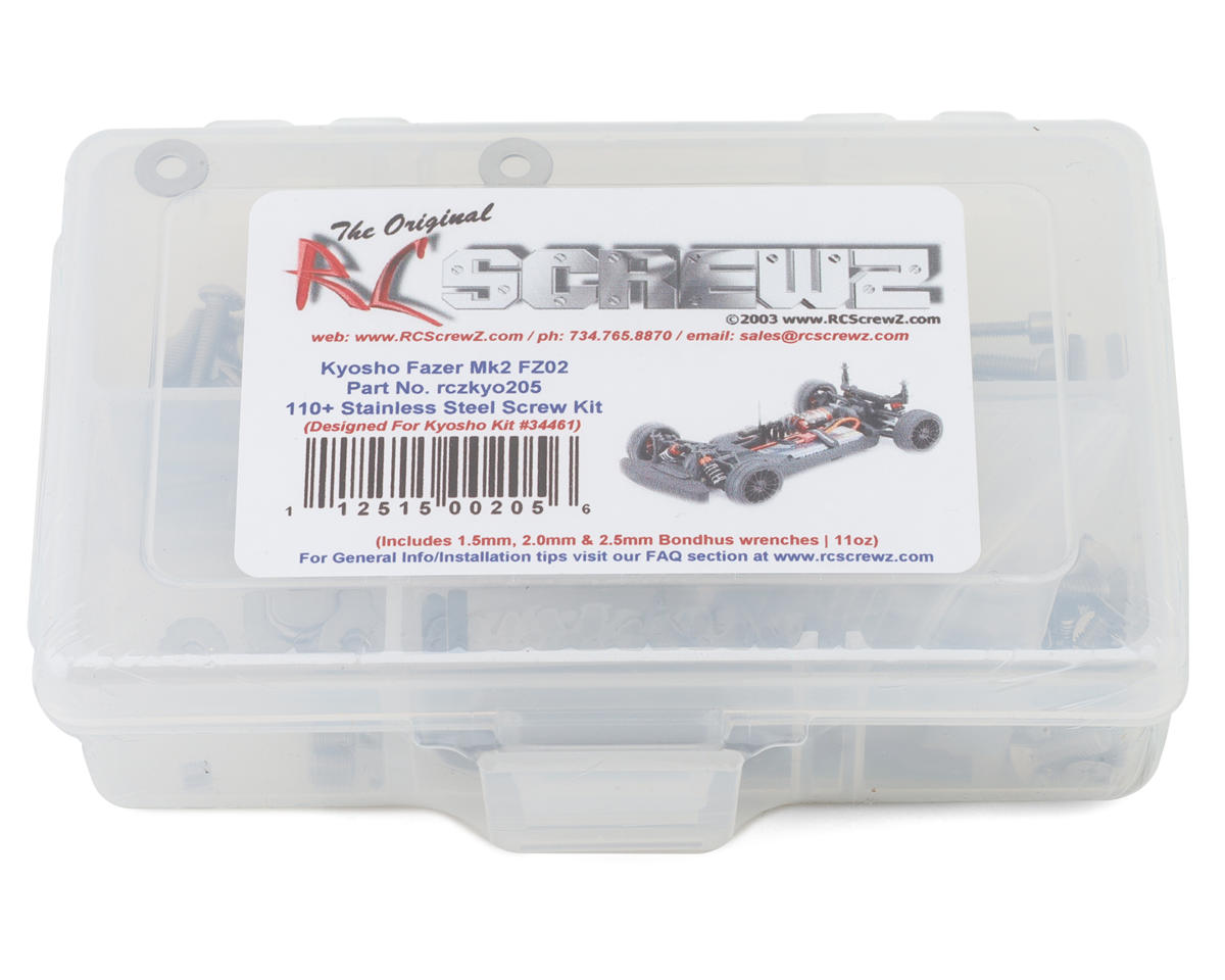 RC Screwz Kyosho Fazer Mk2 FZ02 Stainless Steel Screw Kit